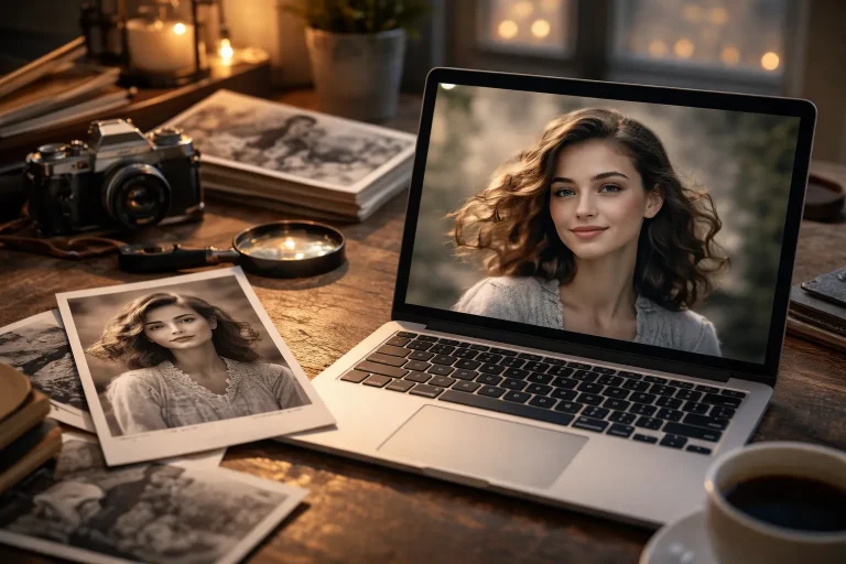 Как оживить фото онлайн